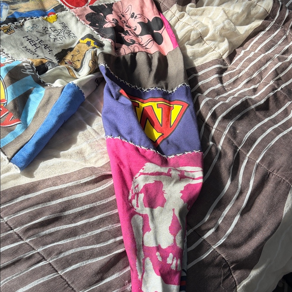 Multicolor Patchwork Graphic Jersey - image 6